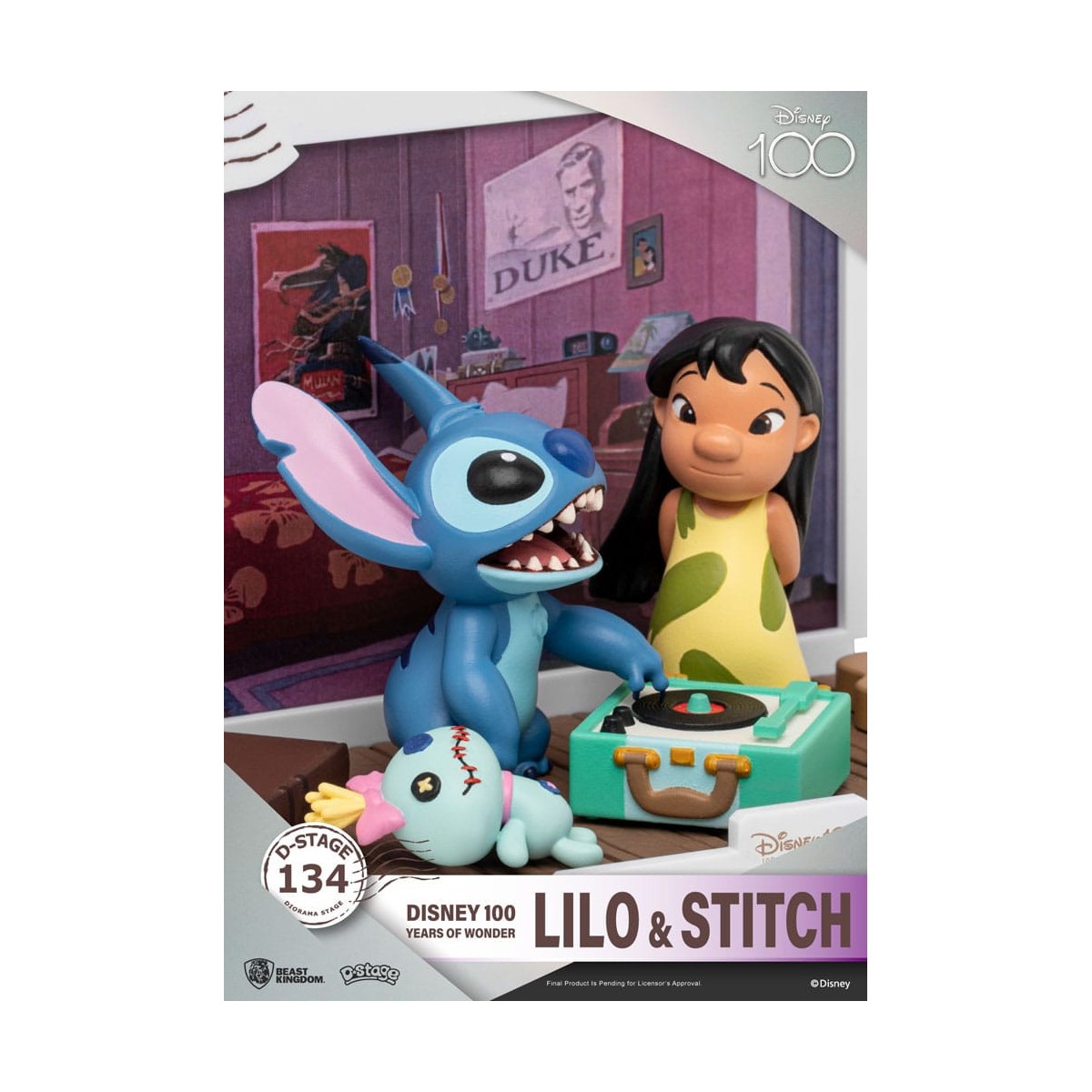 Regno delle belve Disney Lilo & Stitch diorama PVC D-Stage 100 anni di meraviglie