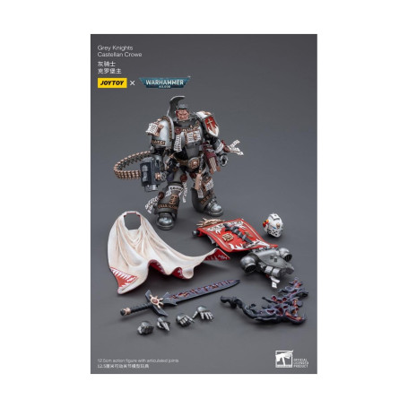 JoyToy Space marines - Cavalieri Grigi - Castellano Crowe 1/18 - Warhammer 40K