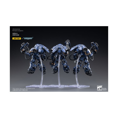 JoyToy - Ultramarines - Ultramarines Primaris Inceptors confezione da 3 pezzi 1/18 - Warhammer 40K