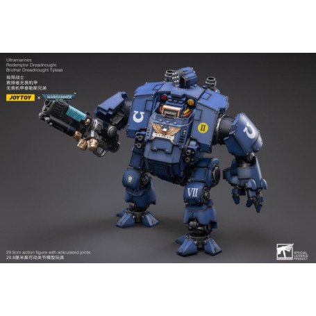 JoyToy - Space Marine - Ultramarines - Redemptor Dreadnought Brother Tyleas 1/18 - Warhammer 40K