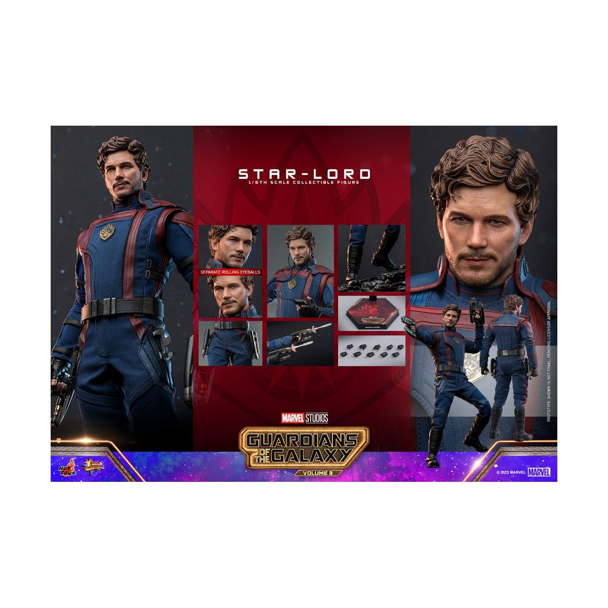 Hot Toys - Star-Lord - Guardiani della Galassia Vol.3 Film Masterpiece Series 1/6