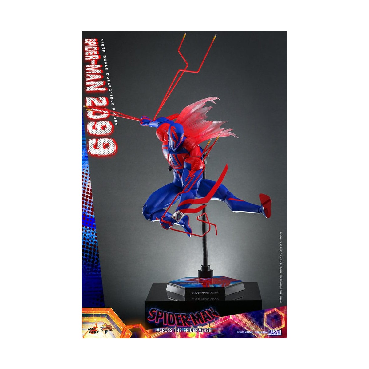 Hot Toys - Spider-Man 2099 - Spider-Man: Across the Spider-Verse Part One - Movie Masterpiece 1/6