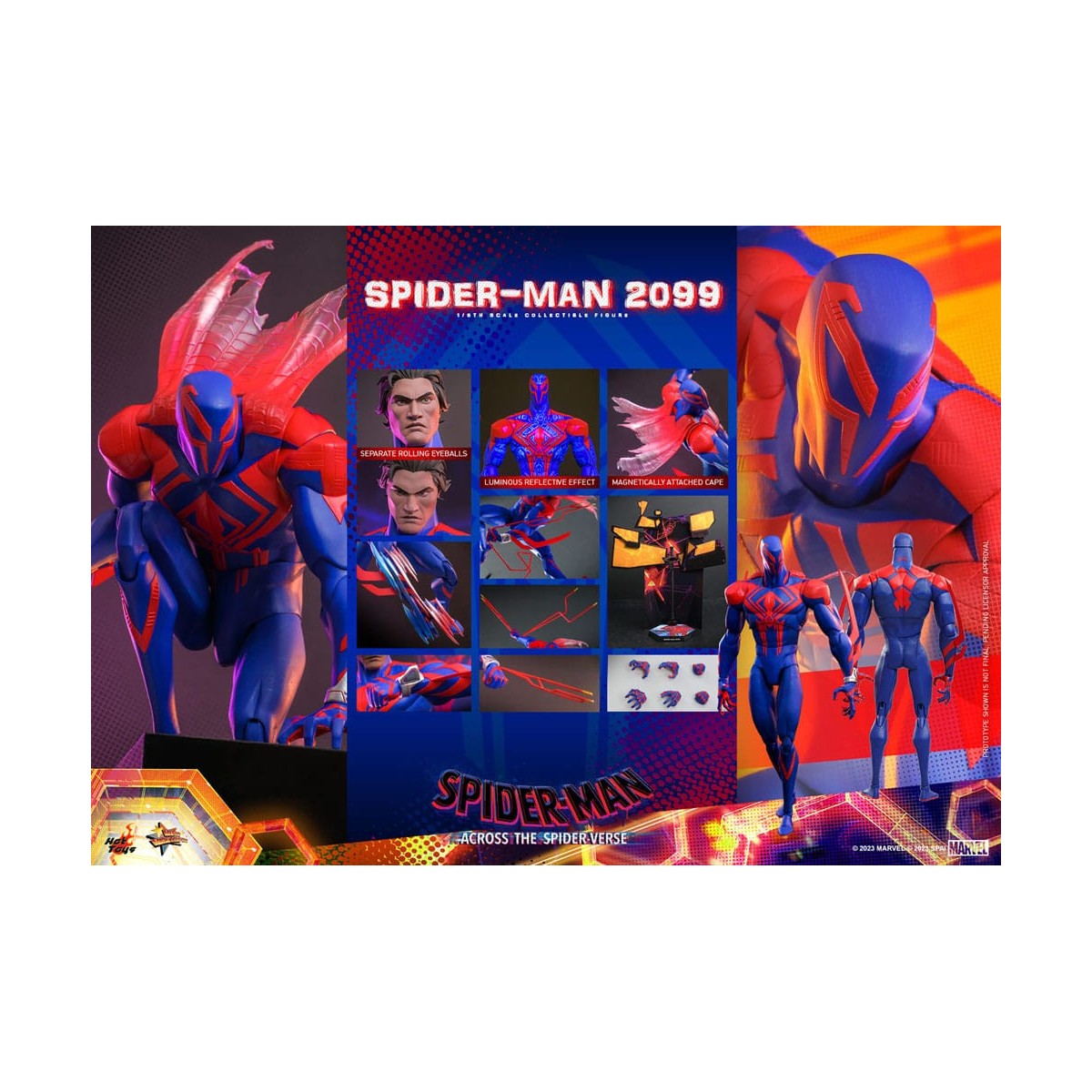 Hot Toys - Spider-Man 2099 - Spider-Man: Across the Spider-Verse Part One - Movie Masterpiece 1/6