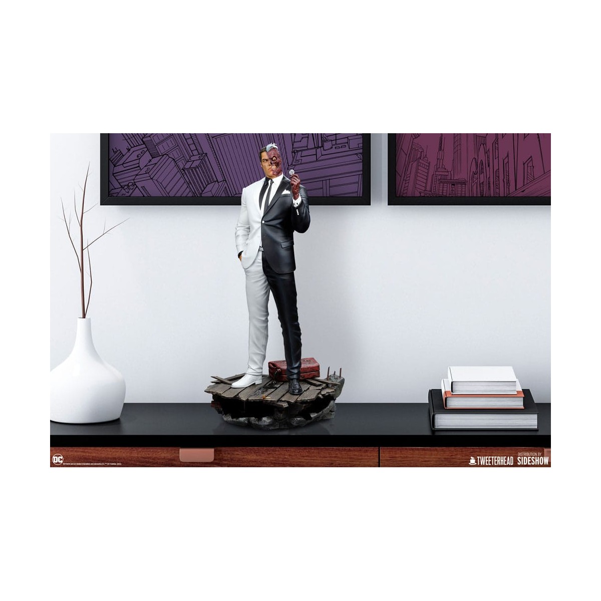 Tweeterhead - Statua 1/4 della DC Comics: Two Face - Double Face