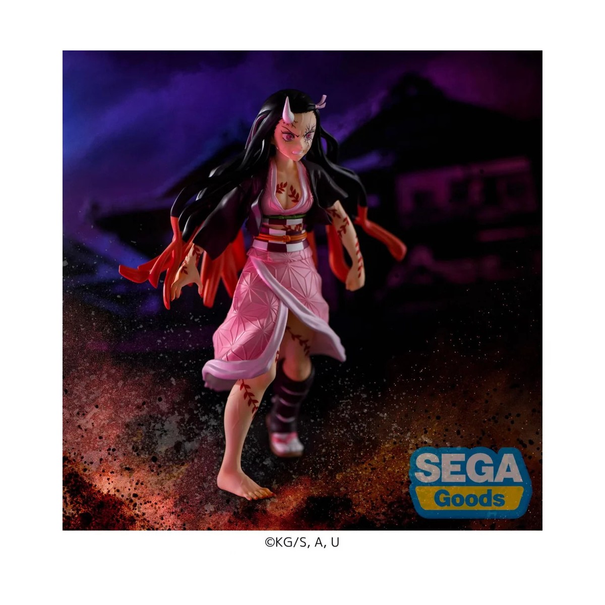 SEGA FIGURIZMA - NEZUKO KAMADO DEMON FORM ADVANCING VER. - Uccisore di demoni