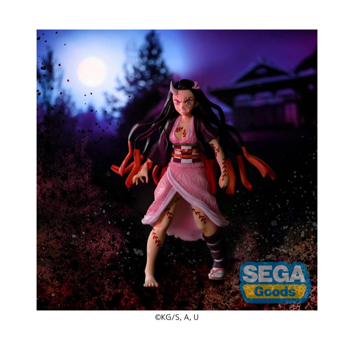 SEGA FIGURIZMA - NEZUKO KAMADO DEMON FORM ADVANCING VER. - Uccisore di demoni