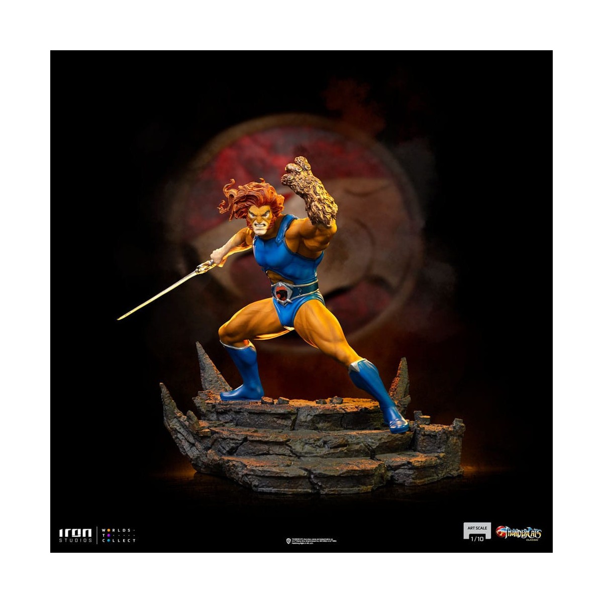 Iron Studios - BDS Art Scale 1/10 - Thundercats - Lion-O Battle Version - Starlion - Cosmocats
