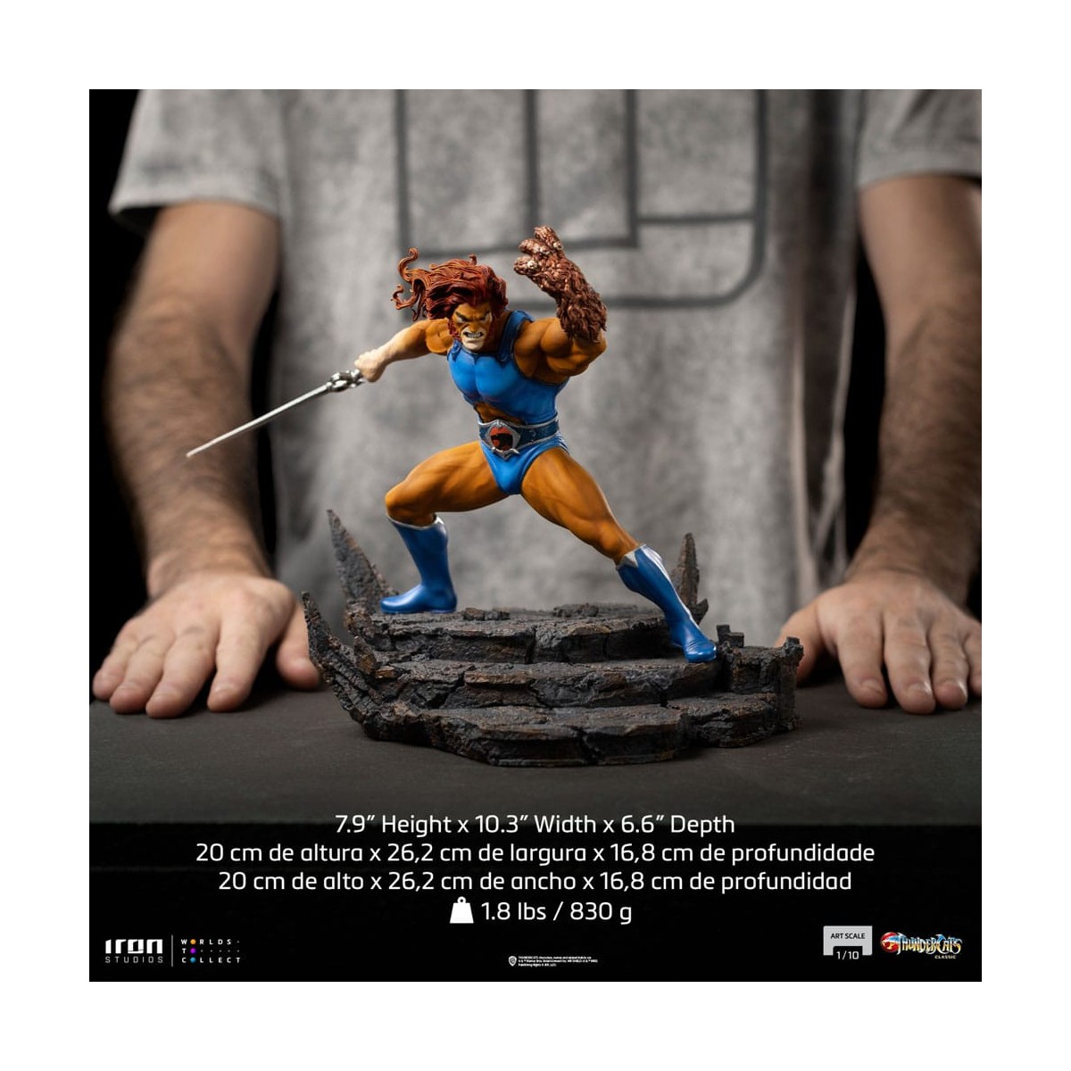 Iron Studios - BDS Art Scale 1/10 - Thundercats - Lion-O Battle Version - Starlion - Cosmocats