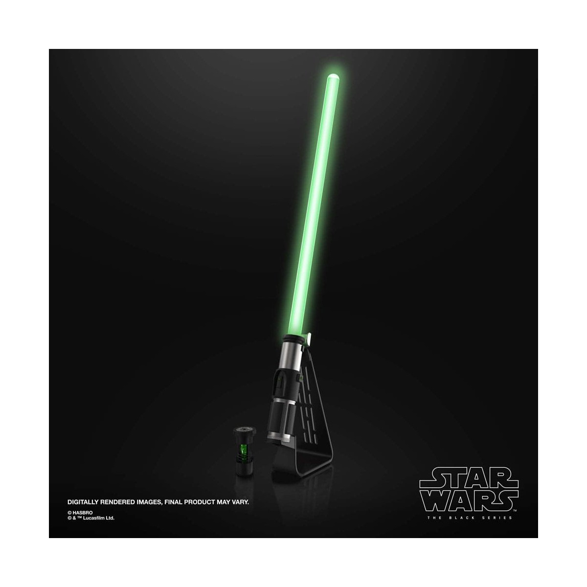 Hasbro - Spada laser Yoda Force Fx - Serie nera Replica Elite