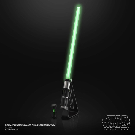 Hasbro - Spada laser Yoda Force Fx - Serie nera Replica Elite