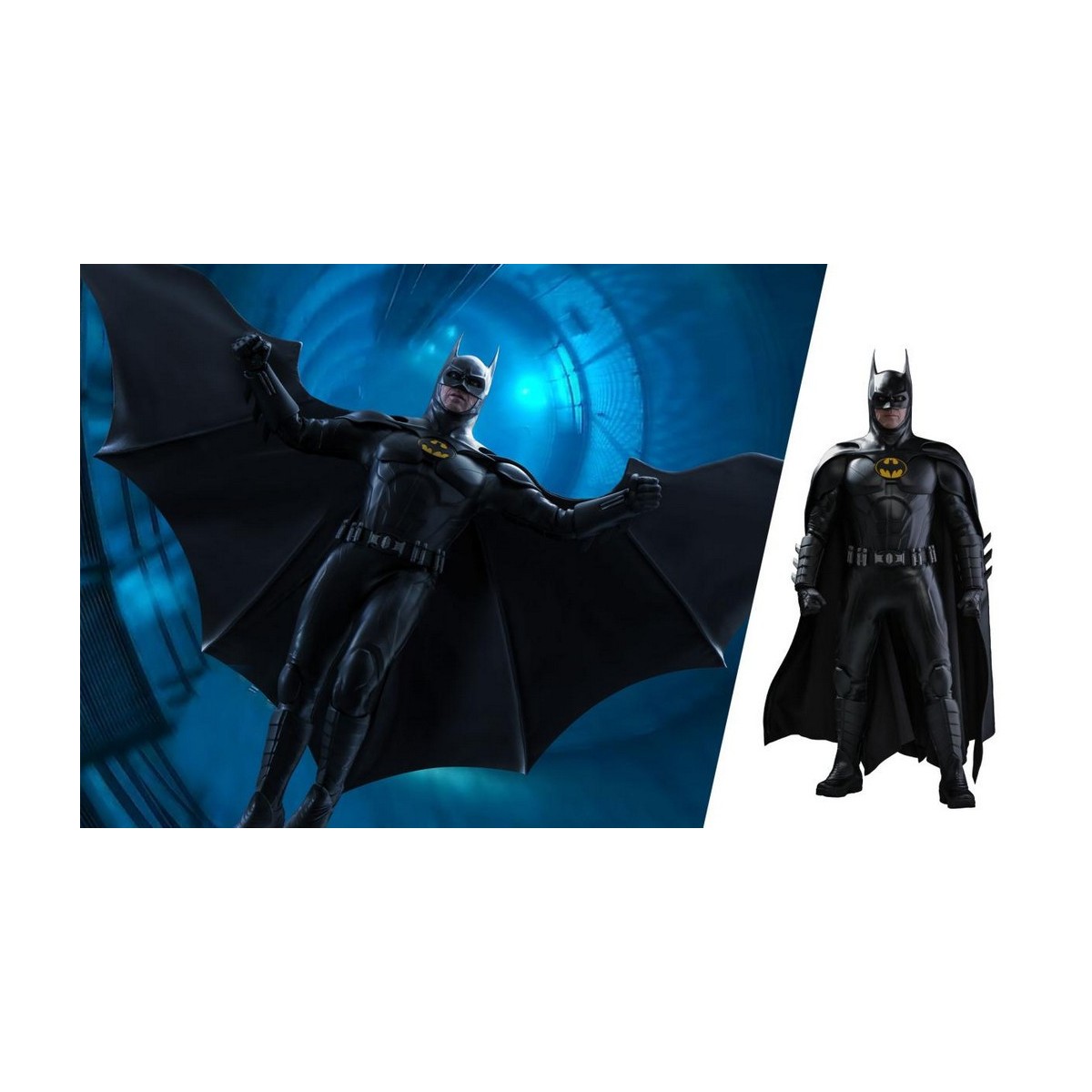 Hot Toys - DC Comics - Tuta moderna di Batman (Keaton) The Flash - Capolavoro cinematografico 1/6