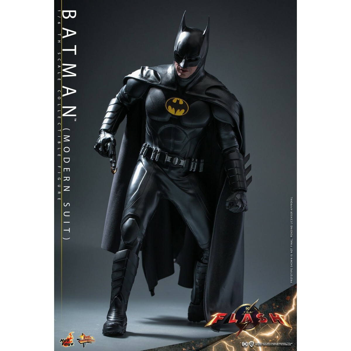 Hot Toys - DC Comics - Tuta moderna di Batman (Keaton) The Flash - Capolavoro cinematografico 1/6
