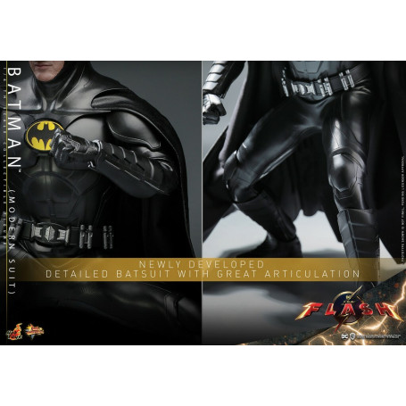 Hot Toys - DC Comics - Tuta moderna di Batman (Keaton) The Flash - Capolavoro cinematografico 1/6