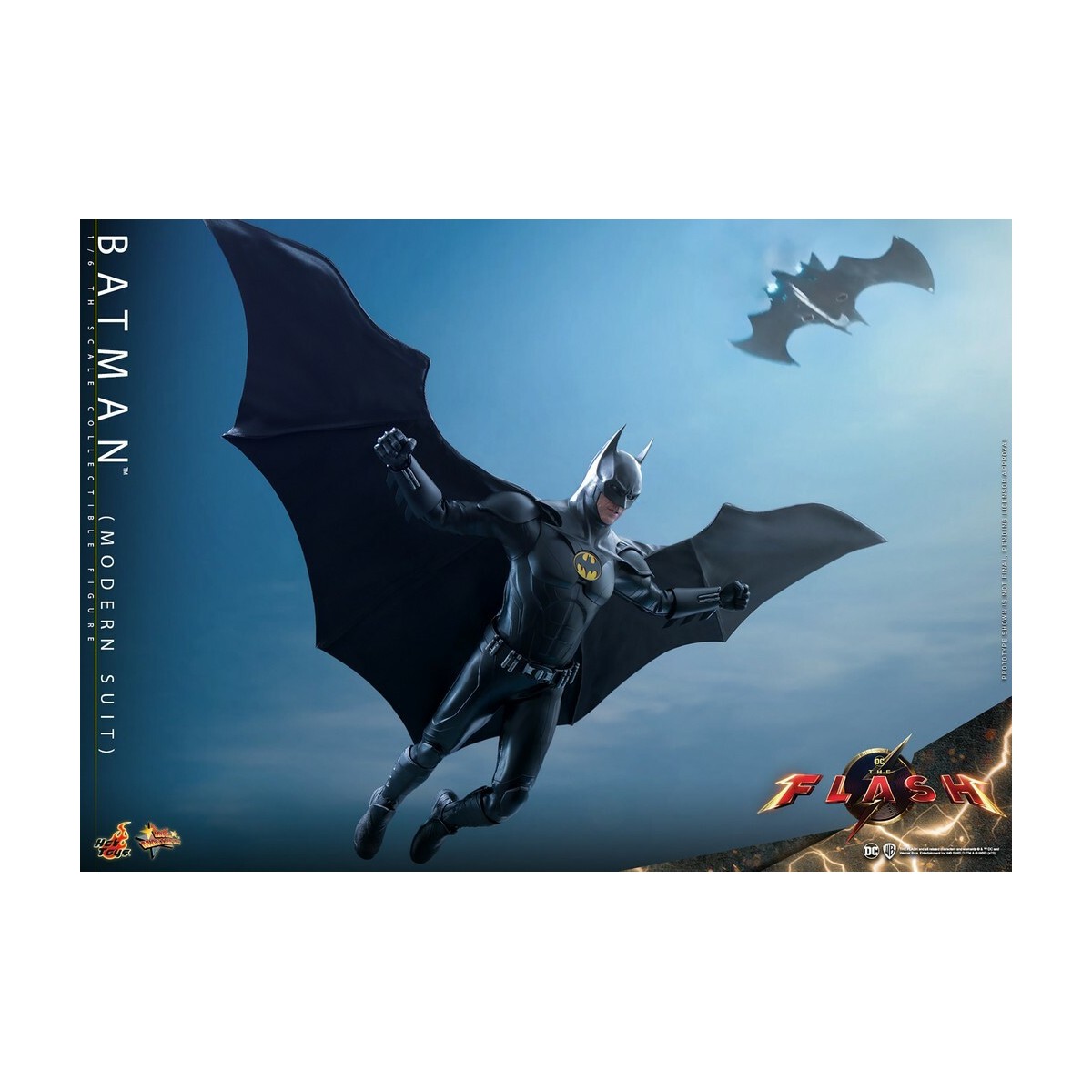 Hot Toys - DC Comics - Tuta moderna di Batman (Keaton) The Flash - Capolavoro cinematografico 1/6