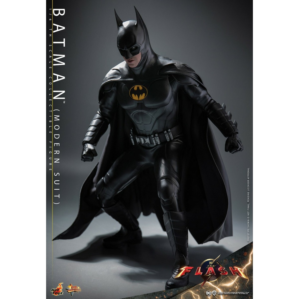 Hot Toys - DC Comics - Tuta moderna di Batman (Keaton) The Flash - Capolavoro cinematografico 1/6