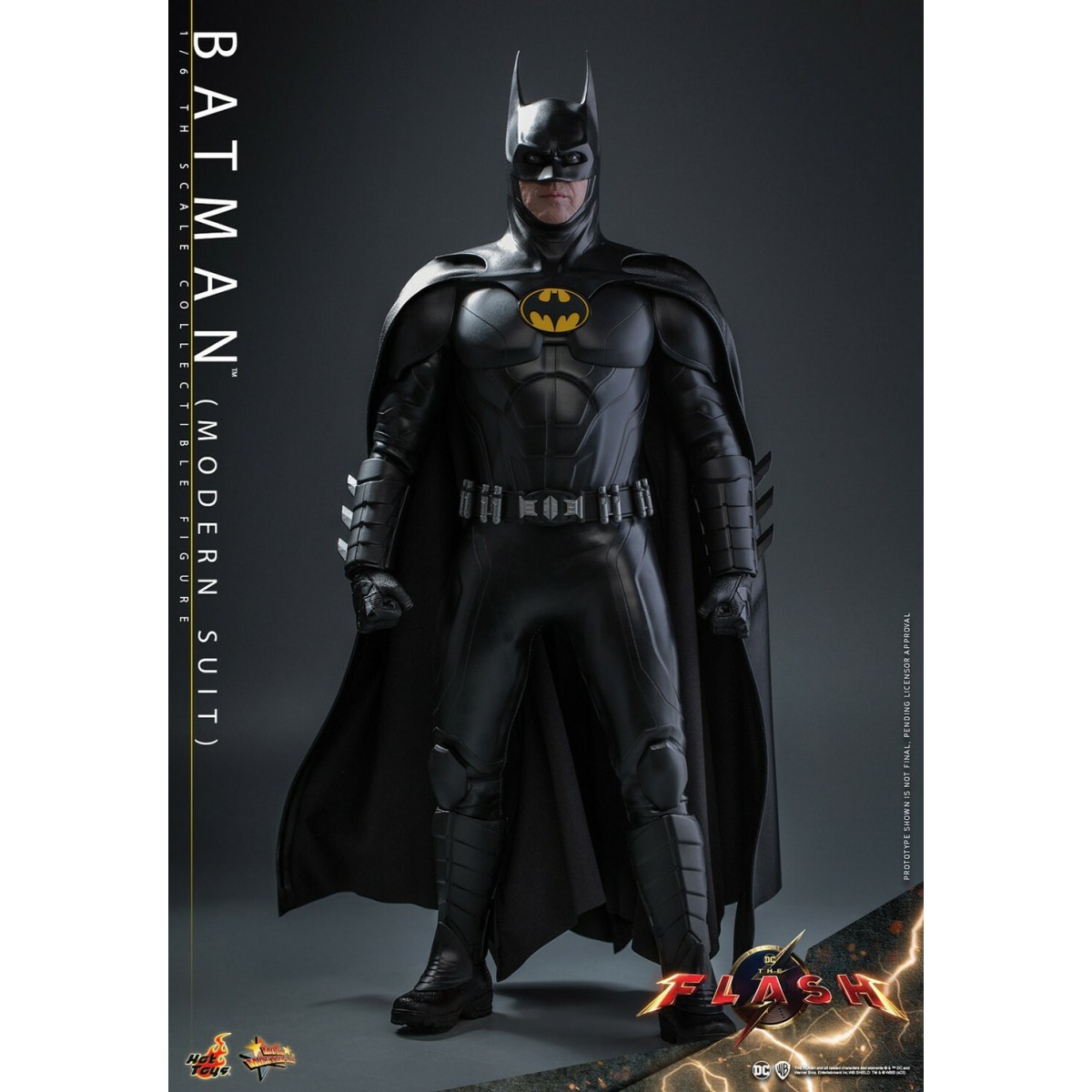 Hot Toys - DC Comics - Tuta moderna di Batman (Keaton) The Flash - Capolavoro cinematografico 1/6