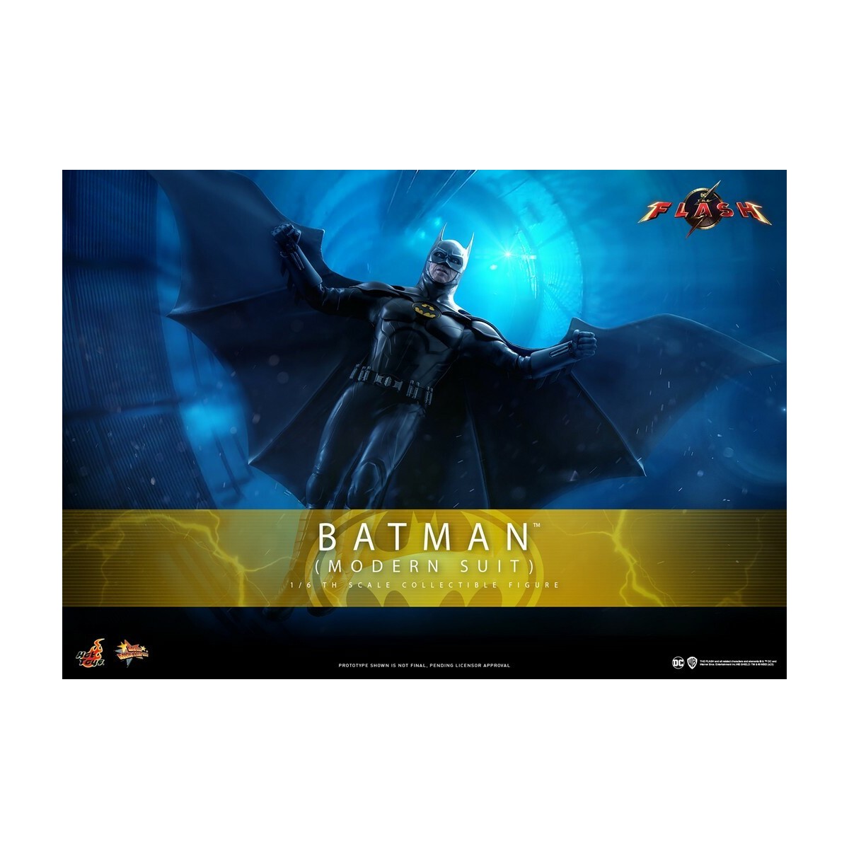 Hot Toys - DC Comics - Tuta moderna di Batman (Keaton) The Flash - Capolavoro cinematografico 1/6
