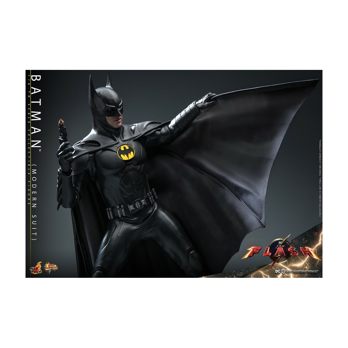 Hot Toys - DC Comics - Tuta moderna di Batman (Keaton) The Flash - Capolavoro cinematografico 1/6
