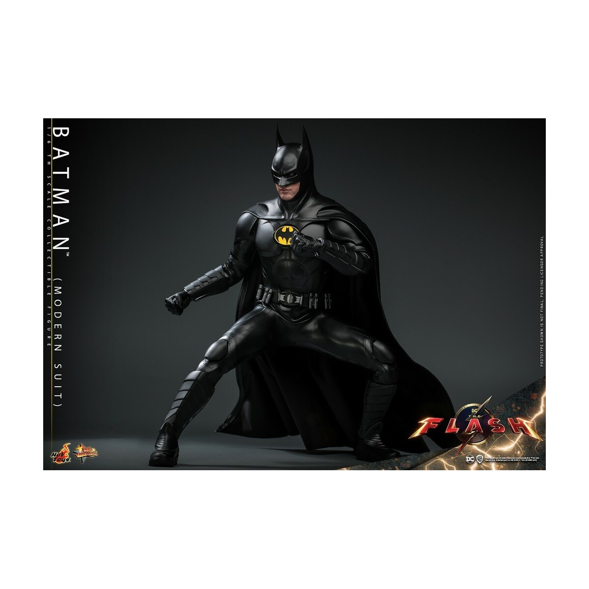 Hot Toys - DC Comics - Tuta moderna di Batman (Keaton) The Flash - Capolavoro cinematografico 1/6
