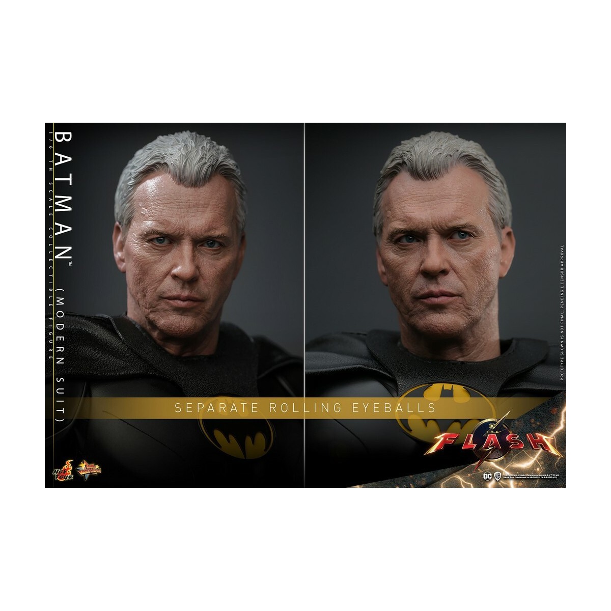 Hot Toys - DC Comics - Tuta moderna di Batman (Keaton) The Flash - Capolavoro cinematografico 1/6