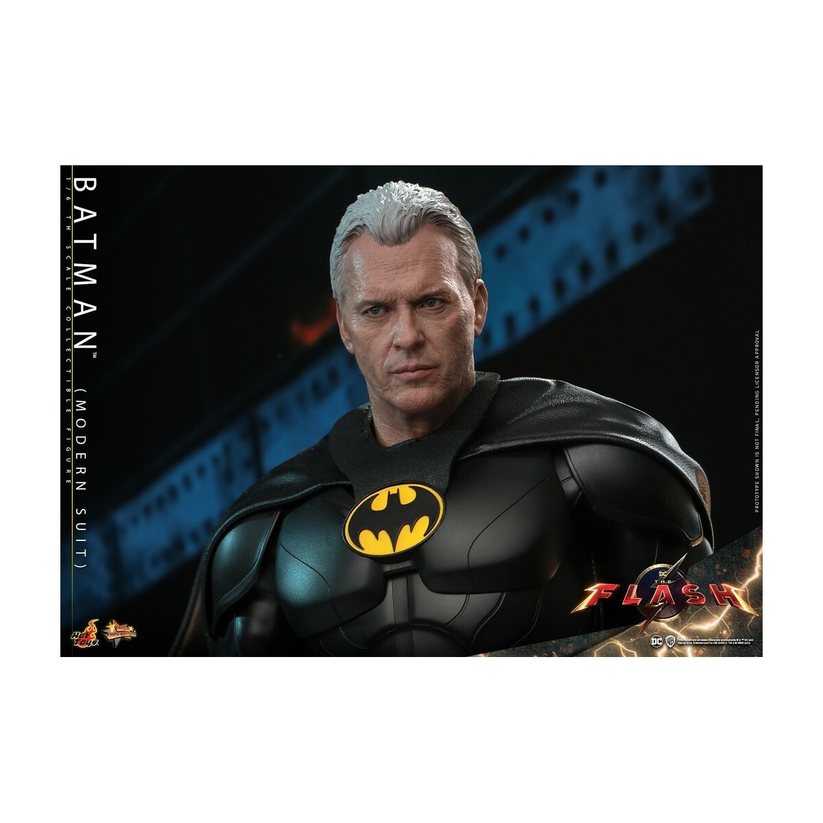 Hot Toys - DC Comics - Tuta moderna di Batman (Keaton) The Flash - Capolavoro cinematografico 1/6