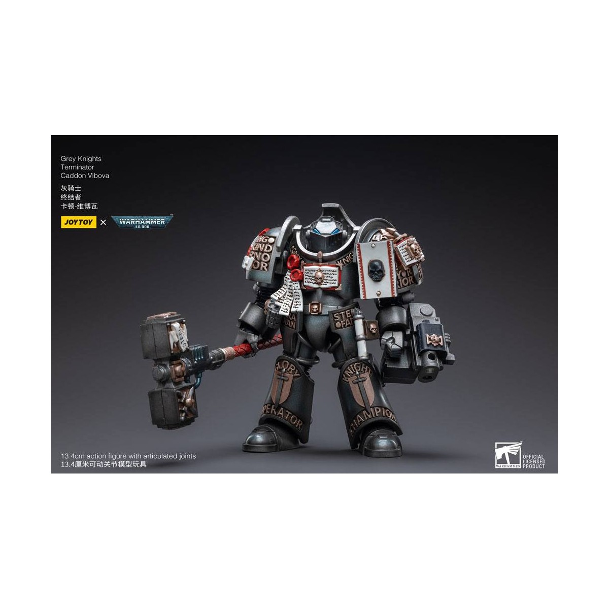 JoyToy Space marines - Terminators Cavalieri Grigi - Caddon Vibova 1/18 - Warhammer 40K