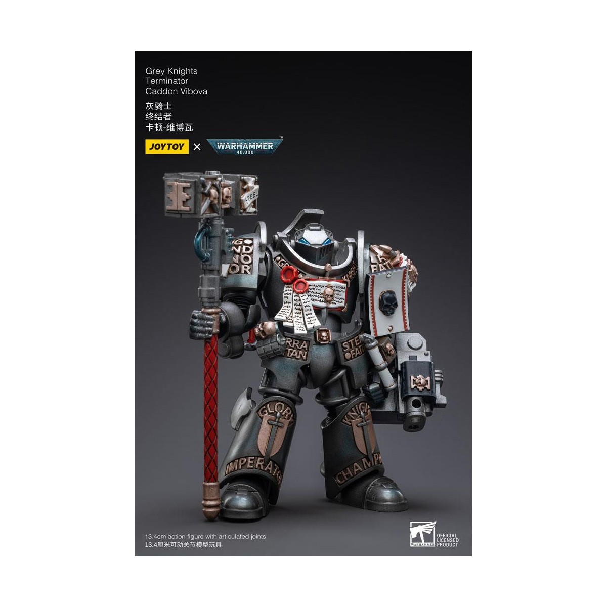 JoyToy Space marines - Terminators Cavalieri Grigi - Caddon Vibova 1/18 - Warhammer 40K