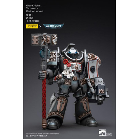 JoyToy Space marines - Terminators Cavalieri Grigi - Caddon Vibova 1/18 - Warhammer 40K