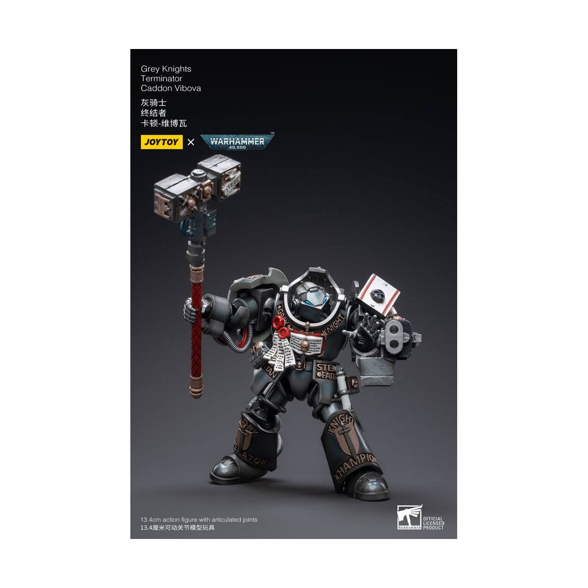 JoyToy Space marines - Terminators Cavalieri Grigi - Caddon Vibova 1/18 - Warhammer 40K