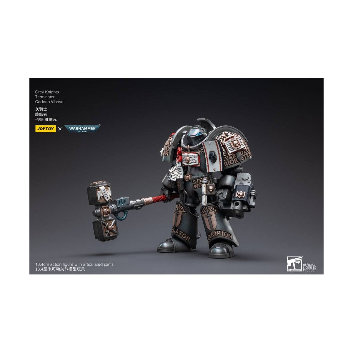 JoyToy Space marines - Terminators Cavalieri Grigi - Caddon Vibova 1/18 - Warhammer 40K