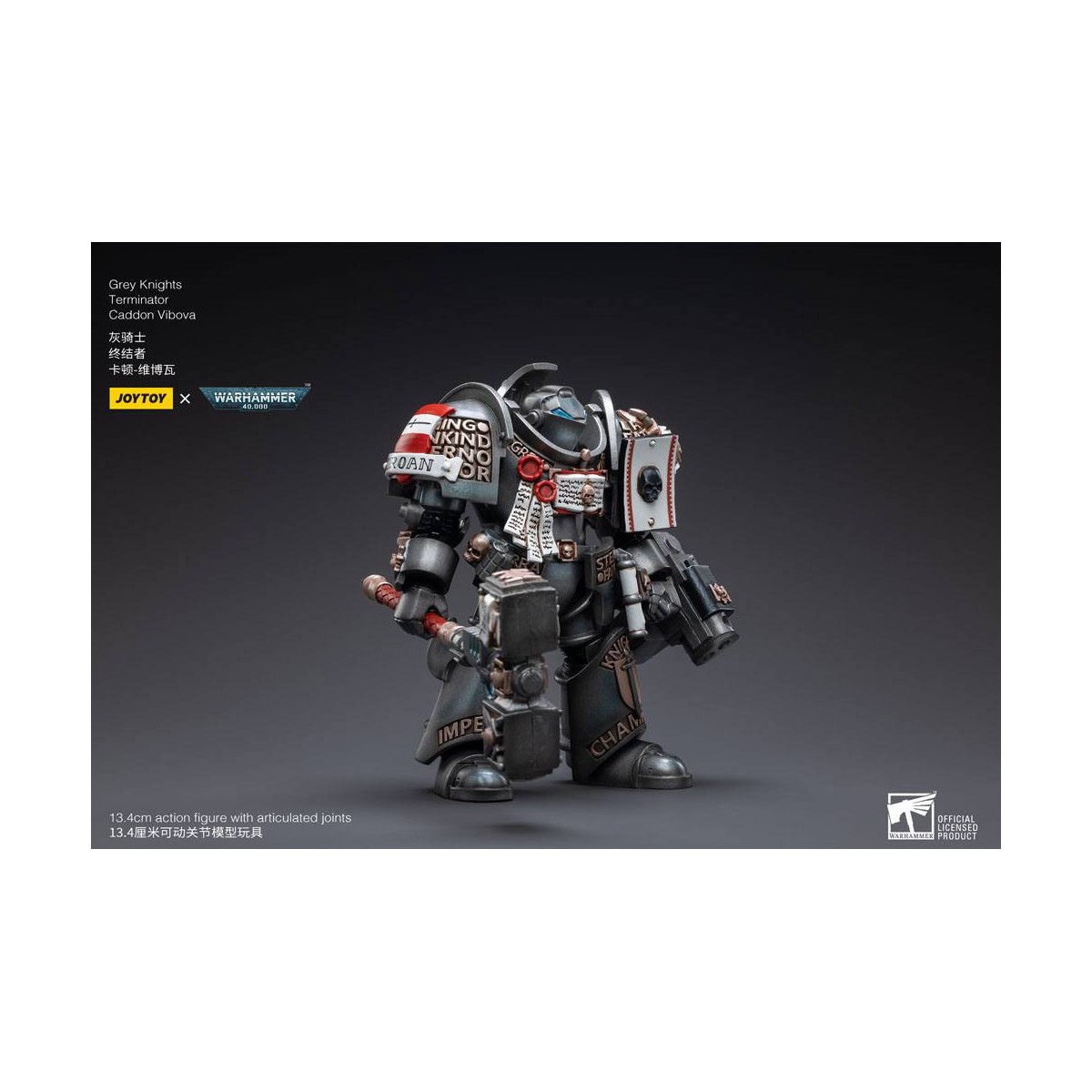 JoyToy Space marines - Terminators Cavalieri Grigi - Caddon Vibova 1/18 - Warhammer 40K