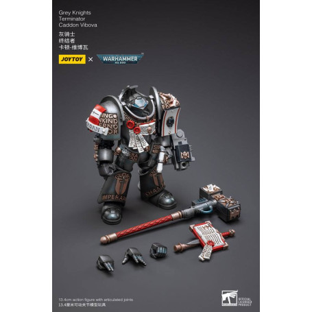 JoyToy Space marines - Terminators Cavalieri Grigi - Caddon Vibova 1/18 - Warhammer 40K