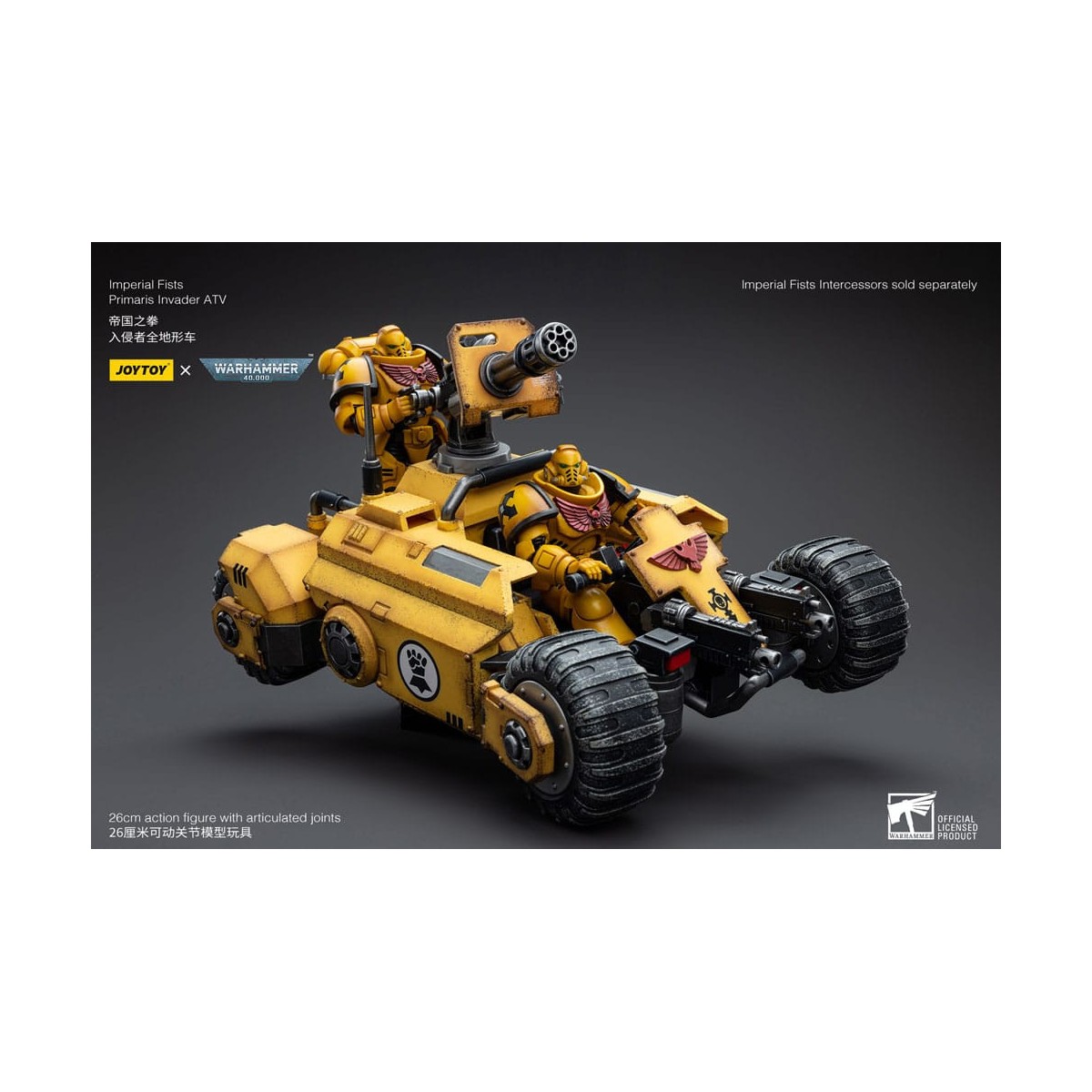 JoyToy Space Marine - Pugni Imperiali Primaris Invader ATV 1/18 - Warhammer 40K