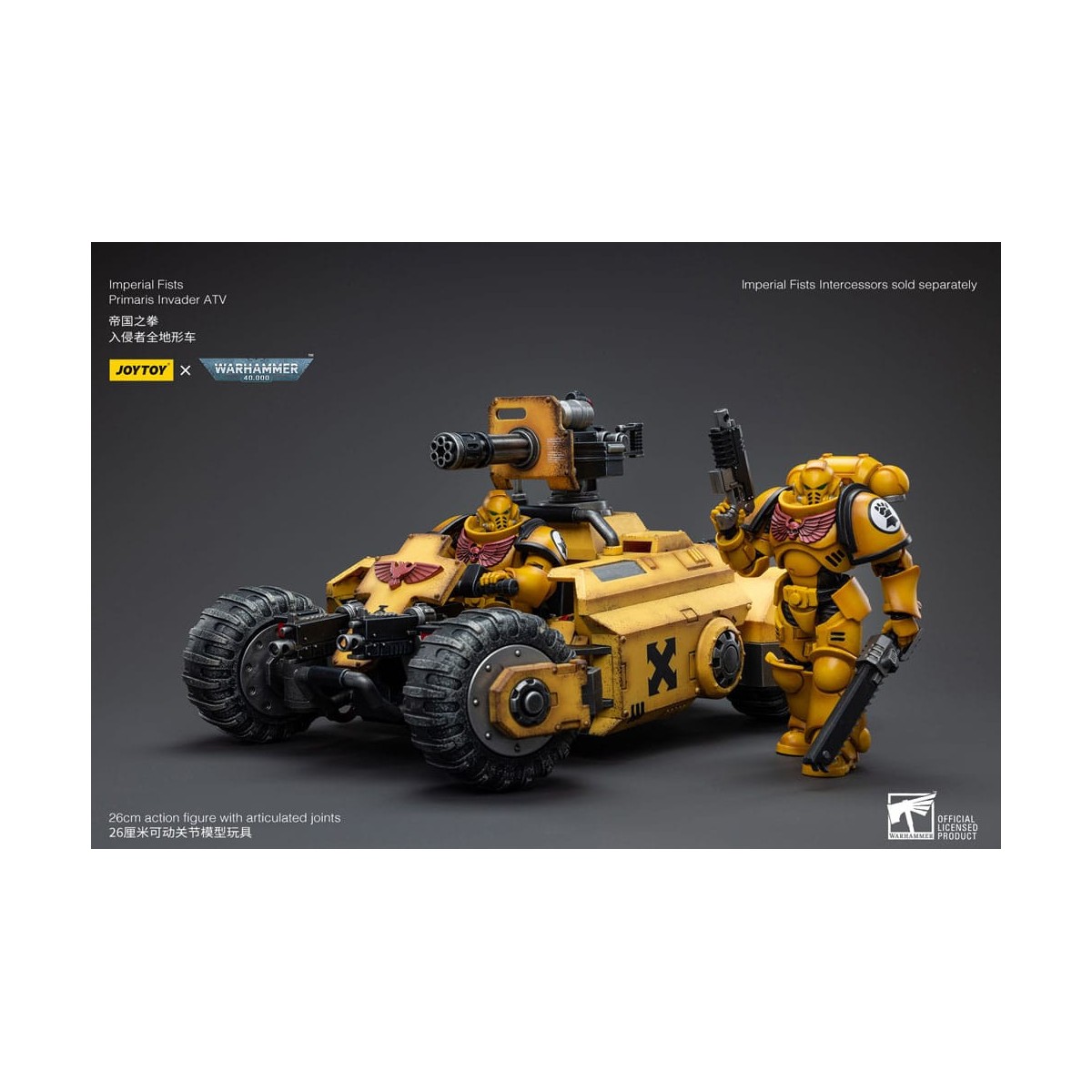 JoyToy Space Marine - Pugni Imperiali Primaris Invader ATV 1/18 - Warhammer 40K