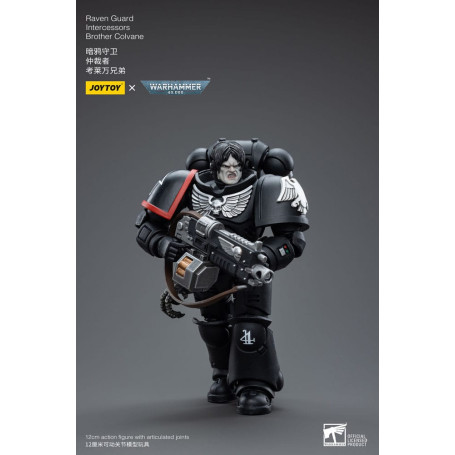 JoyToy Space Marine - Guardia Raven - Intercessori Fratello Colvane 1/18 - Warhammer 40K