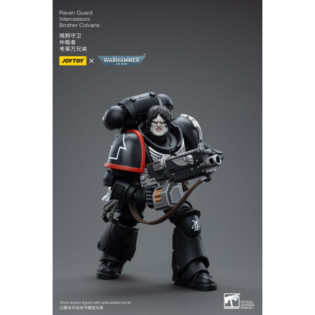 JoyToy Space Marine - Guardia Raven - Intercessori Fratello Colvane 1/18 - Warhammer 40K