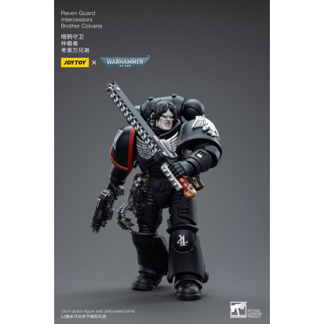 JoyToy Space Marine - Guardia Raven - Intercessori Fratello Colvane 1/18 - Warhammer 40K