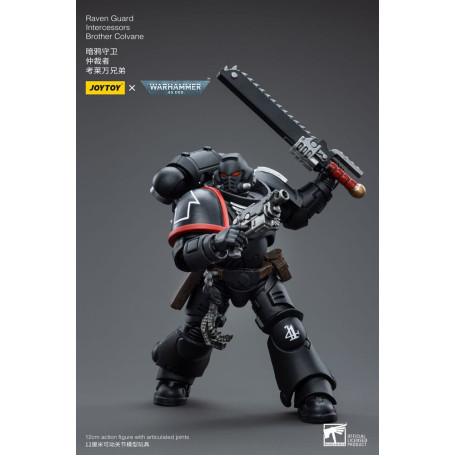 JoyToy Space Marine - Guardia Raven - Intercessori Fratello Colvane 1/18 - Warhammer 40K