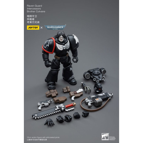 JoyToy Space Marine - Guardia Raven - Intercessori Fratello Colvane 1/18 - Warhammer 40K