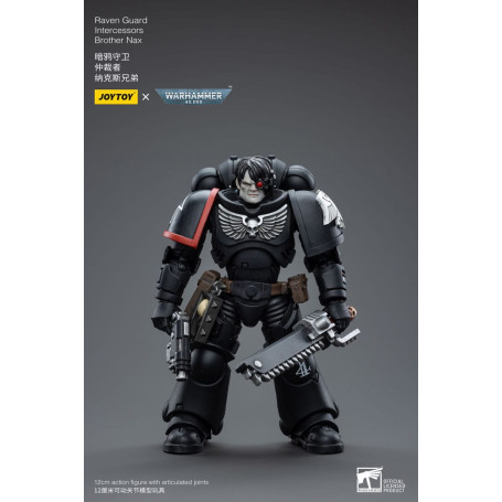 JoyToy Space Marine - Guardia Corvo - Intercessori Fratello Nax 1/18 - Warhammer 40K