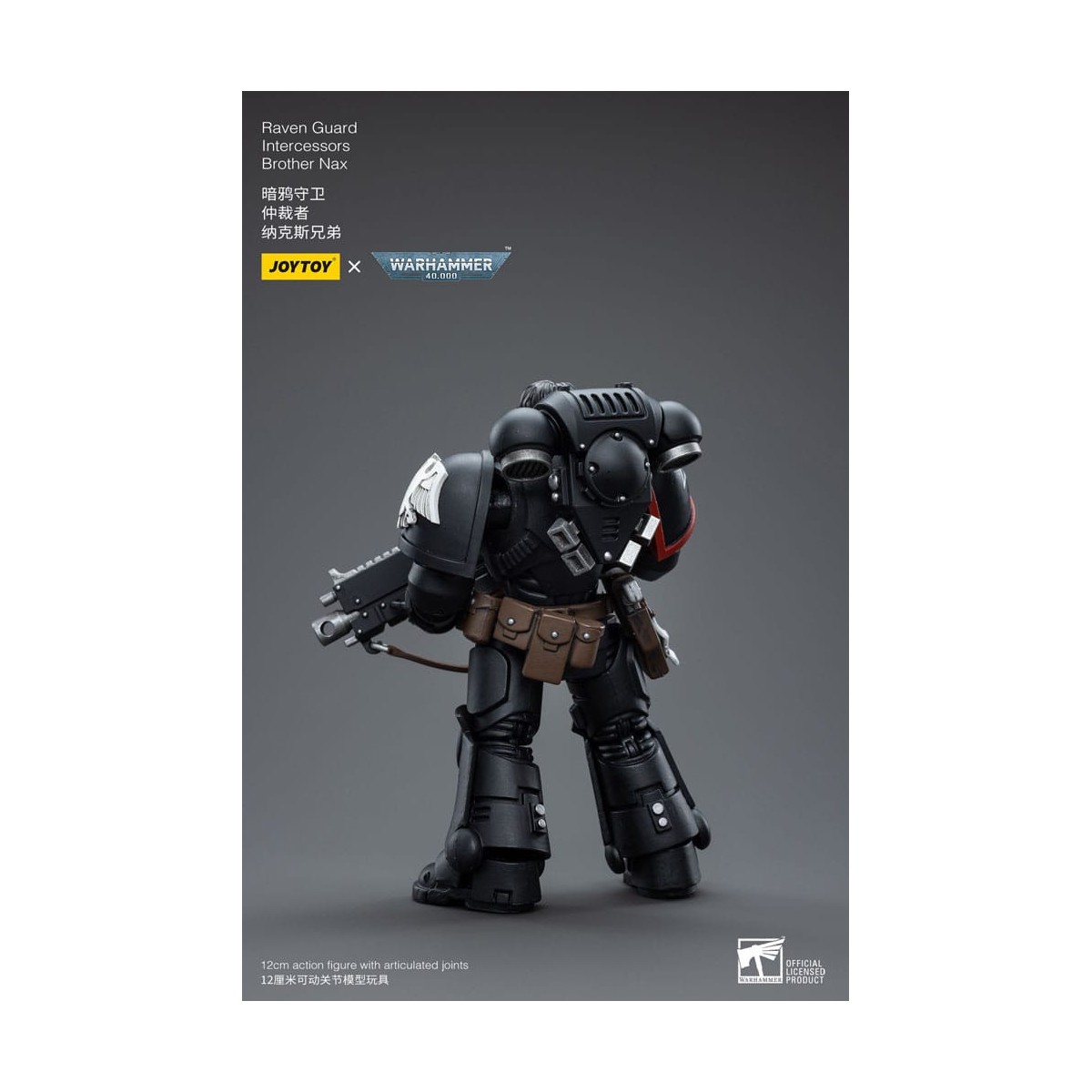 JoyToy Space Marine - Guardia Corvo - Intercessori Fratello Nax 1/18 - Warhammer 40K