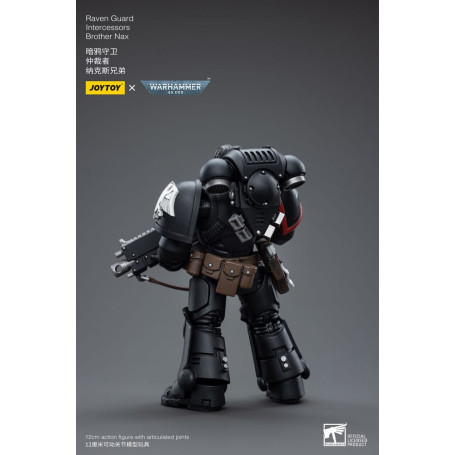JoyToy Space Marine - Guardia Corvo - Intercessori Fratello Nax 1/18 - Warhammer 40K