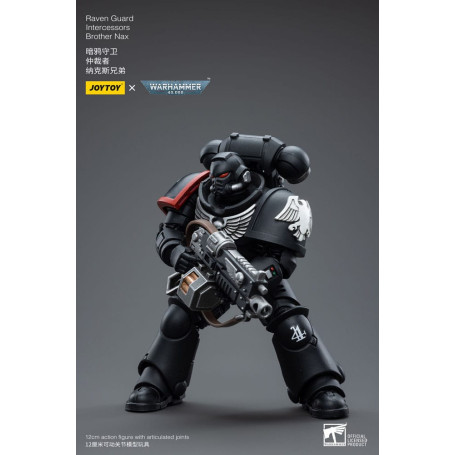 JoyToy Space Marine - Guardia Corvo - Intercessori Fratello Nax 1/18 - Warhammer 40K