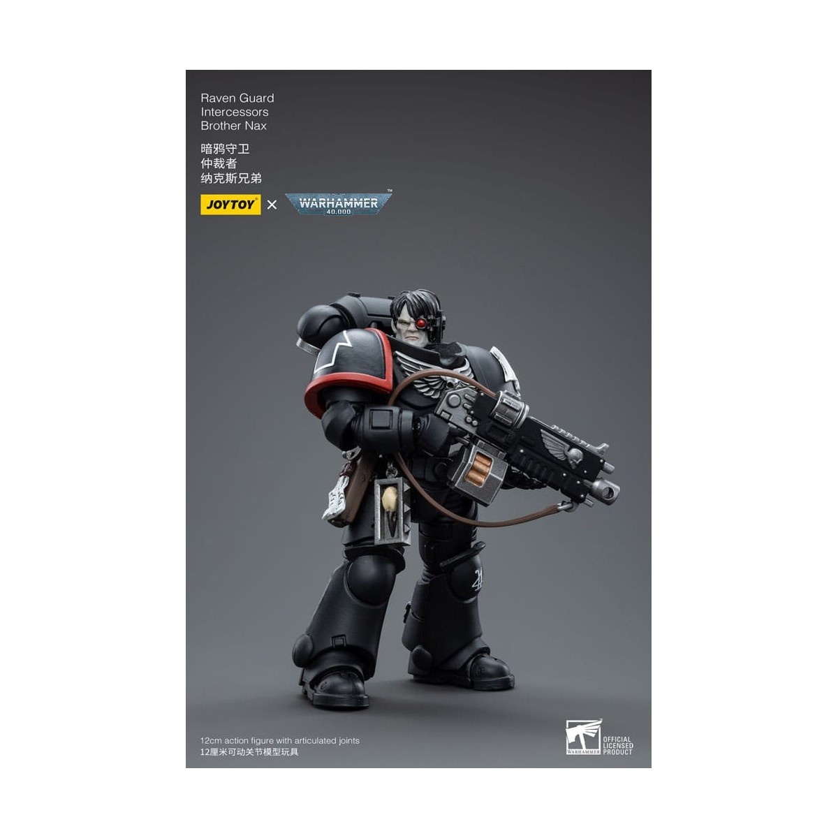 JoyToy Space Marine - Guardia Corvo - Intercessori Fratello Nax 1/18 - Warhammer 40K