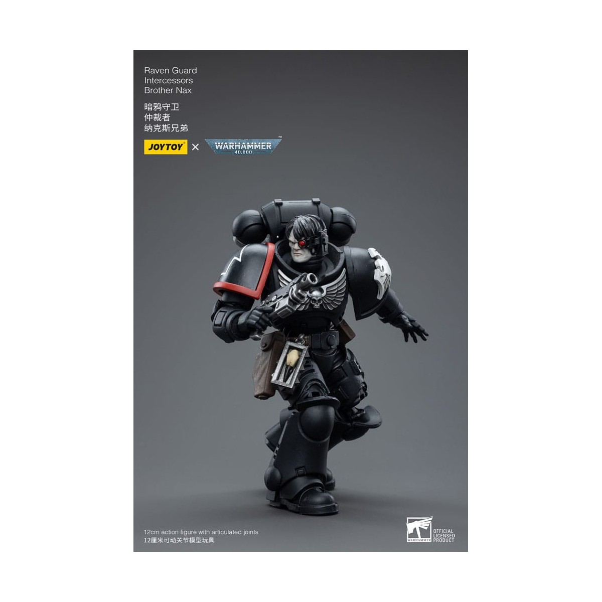 JoyToy Space Marine - Guardia Corvo - Intercessori Fratello Nax 1/18 - Warhammer 40K