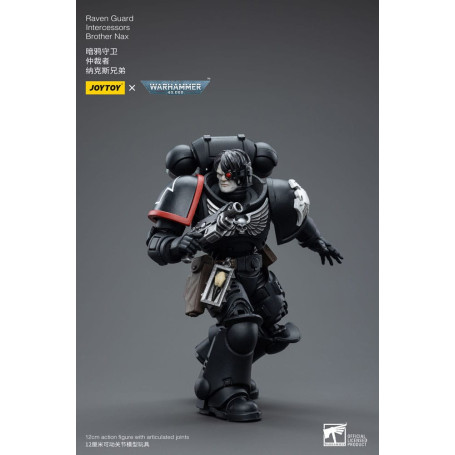 JoyToy Space Marine - Guardia Corvo - Intercessori Fratello Nax 1/18 - Warhammer 40K