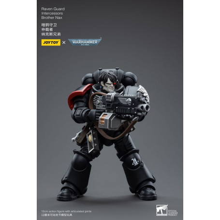 JoyToy Space Marine - Guardia Corvo - Intercessori Fratello Nax 1/18 - Warhammer 40K