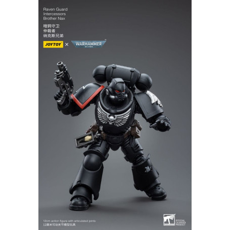JoyToy Space Marine - Guardia Corvo - Intercessori Fratello Nax 1/18 - Warhammer 40K