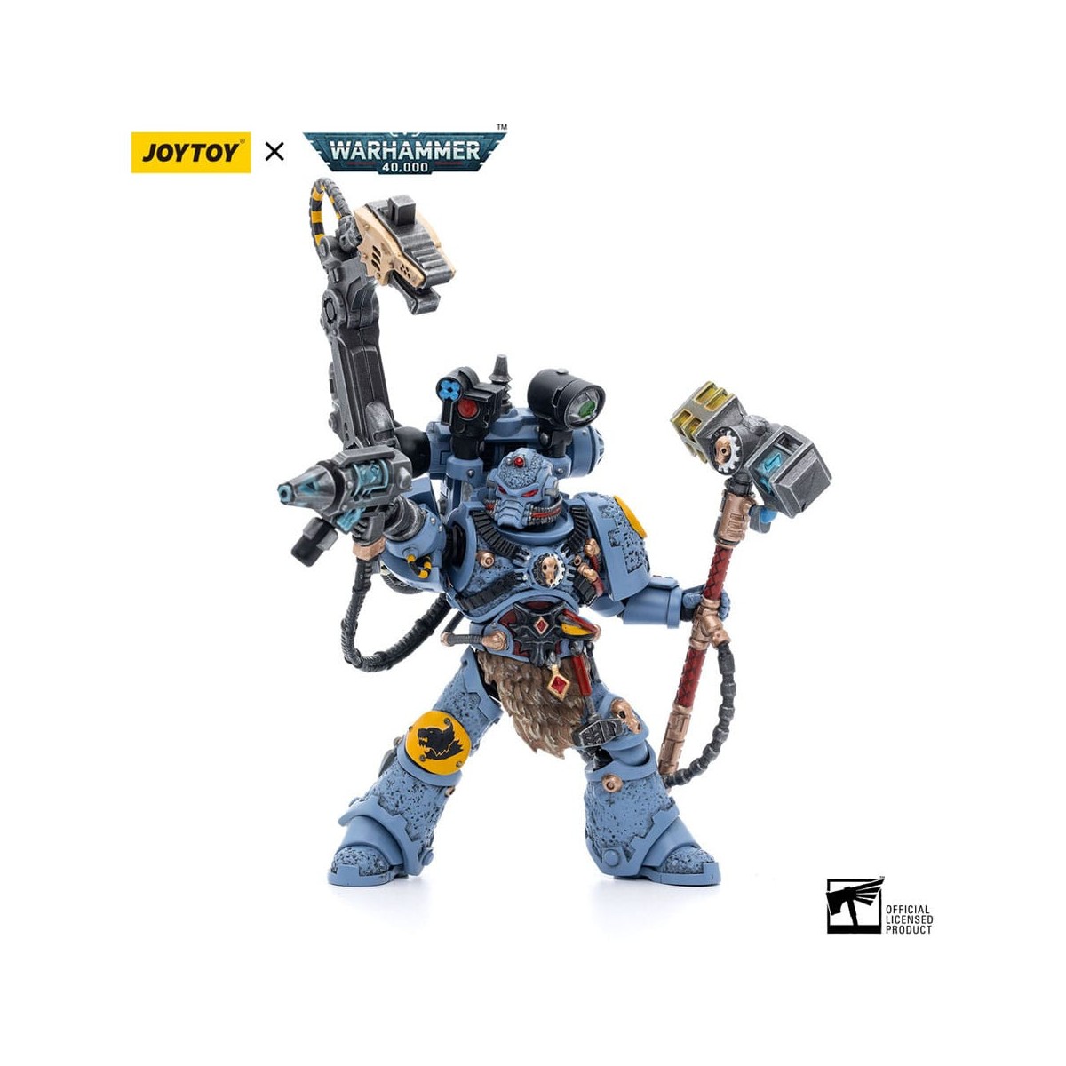JoyToy Space Marine - Lupi spaziali - Sacerdote di ferro Jorin Fellhammer 1/18 - Warhammer 40K