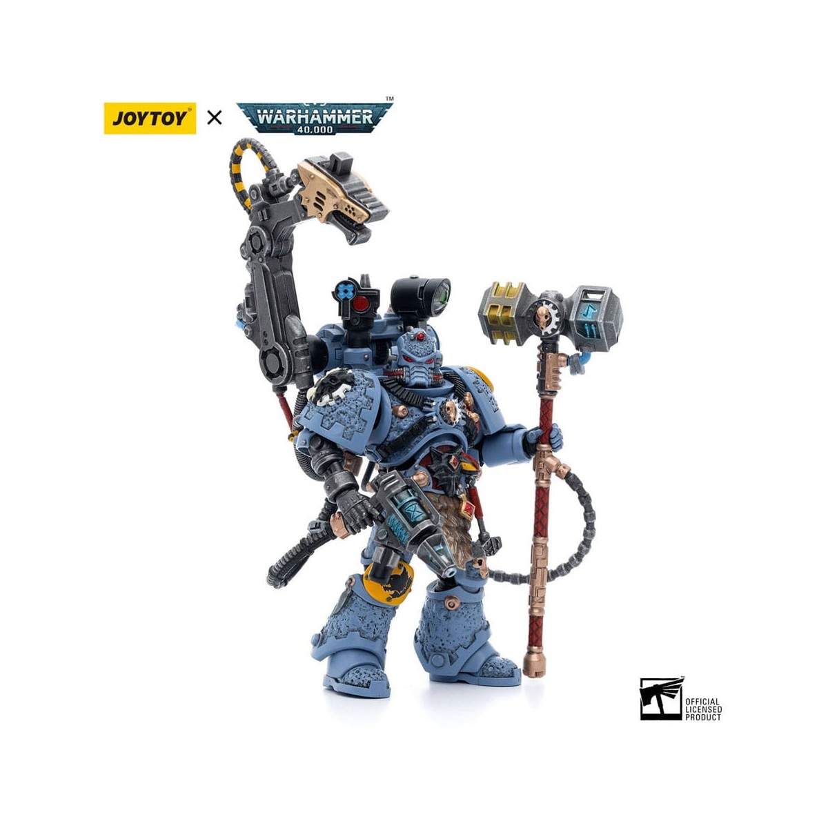 JoyToy Space Marine - Lupi spaziali - Sacerdote di ferro Jorin Fellhammer 1/18 - Warhammer 40K